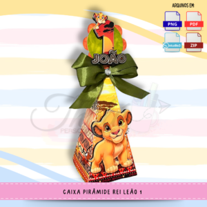 Caixa Pirâmide – Rei Leão 1 | Arquivo Digital