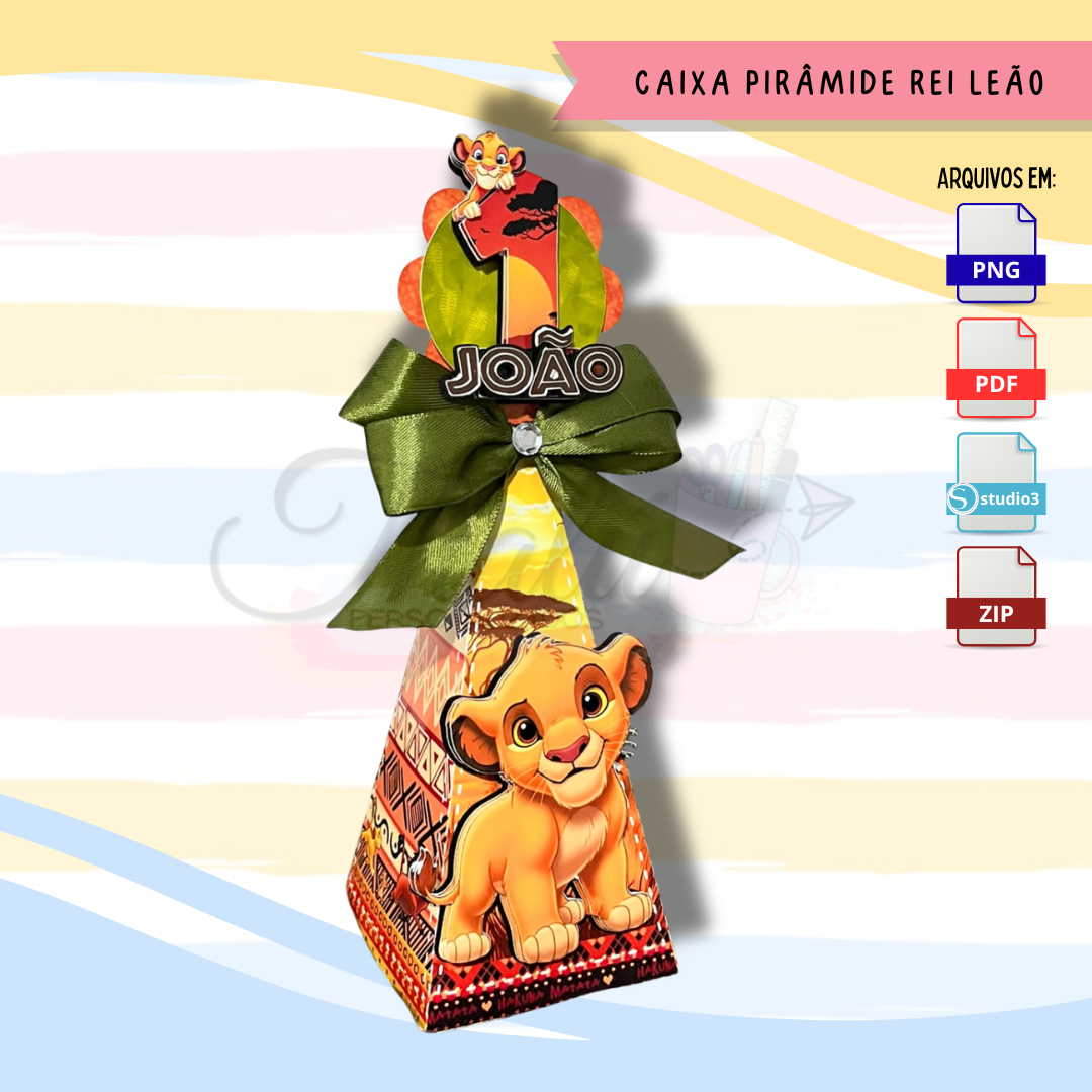 Caixa Pirâmide – Rei Leão | Arquivo Digital
