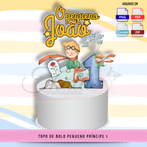 Topo de Bolo - Pequeno Príncipe 1 | Arquivo Digital