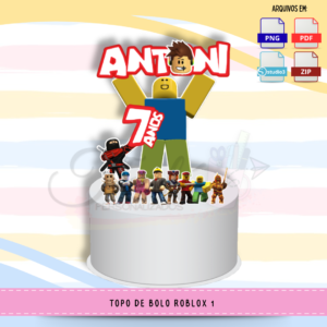 Topo de Bolo - Roblox 1 | Arquivo Digital